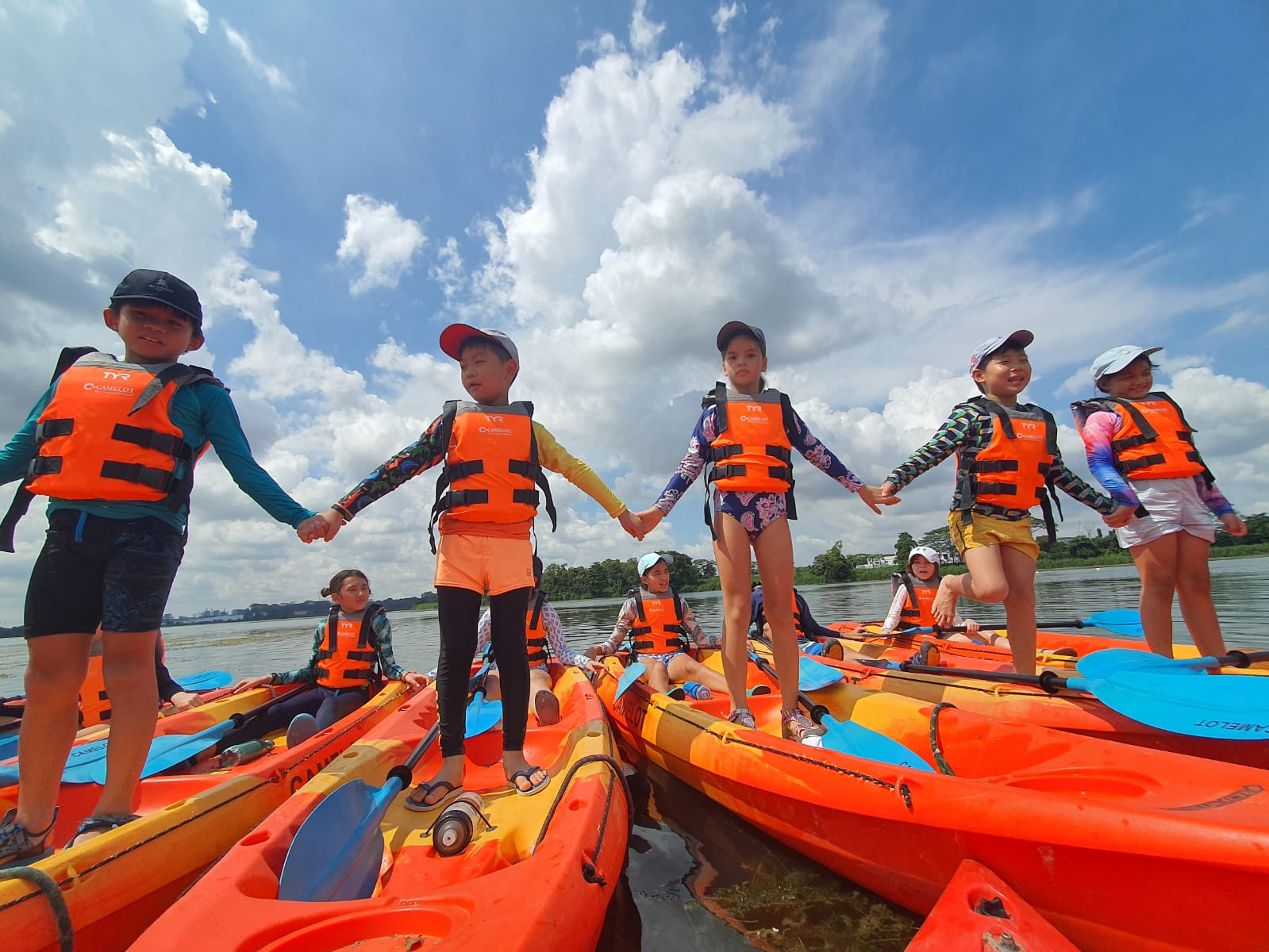 camp activity - kayak